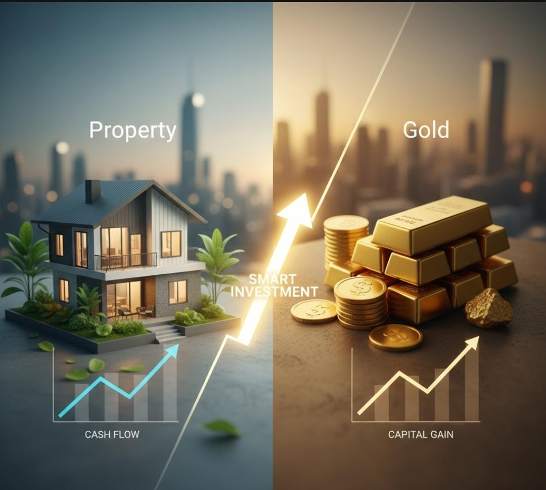 ​Memilih Aset Masa Depan: Investasi Properti atau Emas?