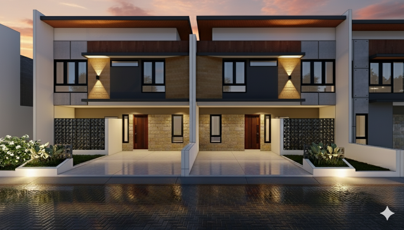 Rumah 2 Lantai Type 95